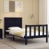 Estructura de cama con cabecero madera maciza