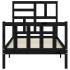 Estructura de cama con cabecero madera maciza
