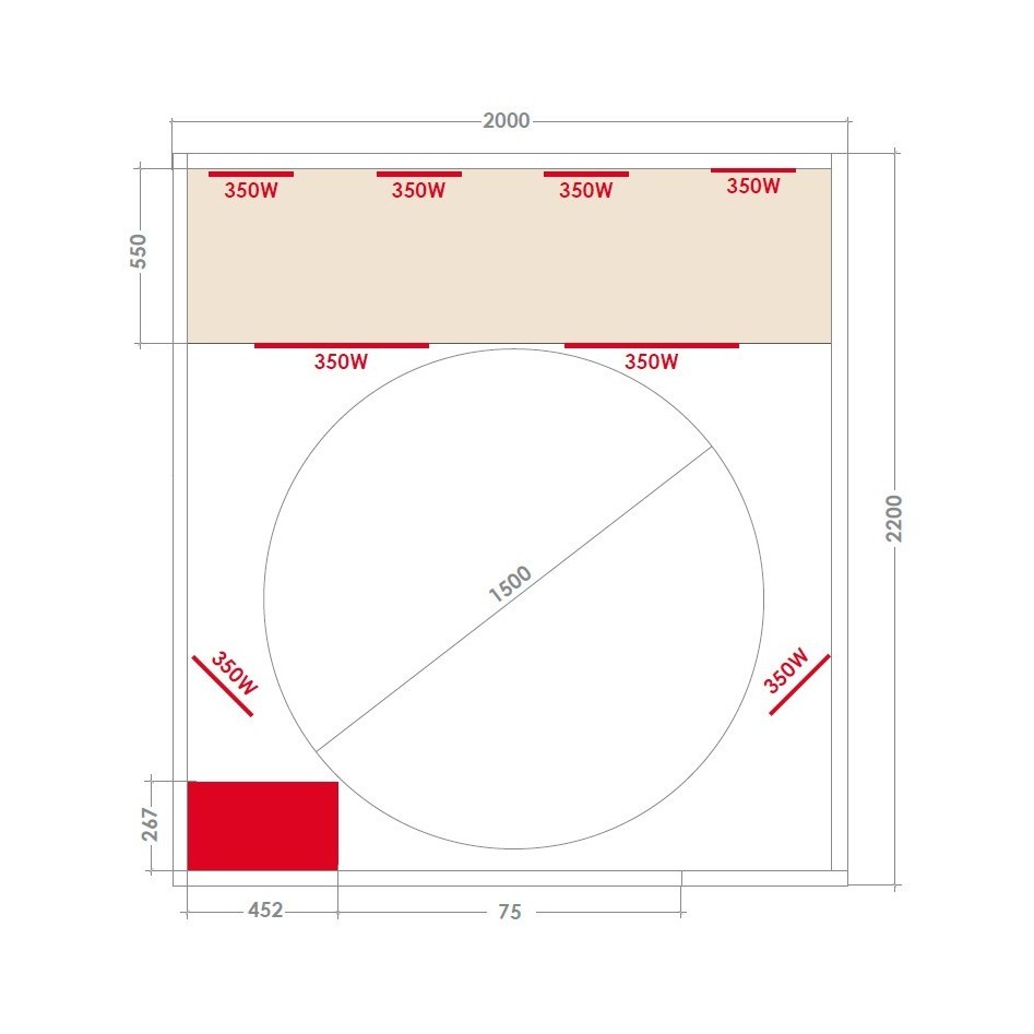 Sauna Combi Access 4 Personas