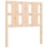 Estructura de cama individual con cabecero madera