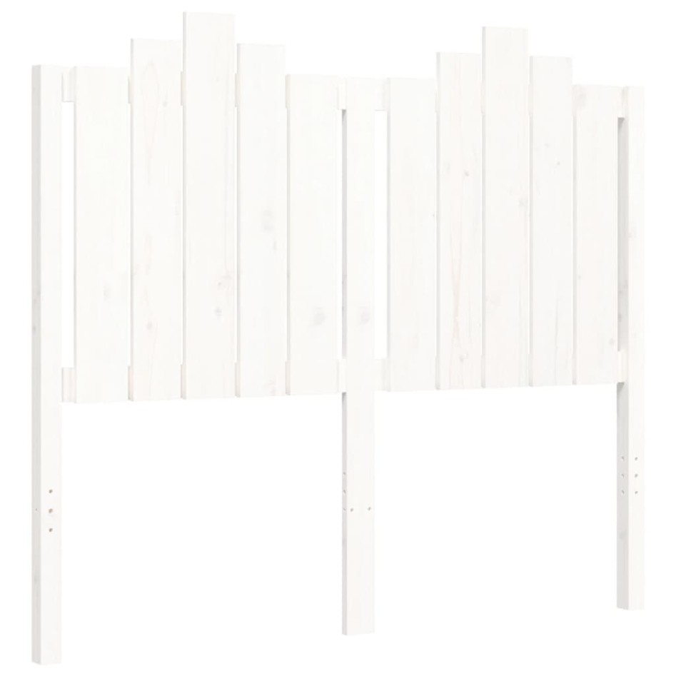 Estructura cama de matrimonio con cabecero madera maciza