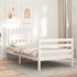 Estructura de cama con cabecero madera maciza