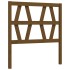 Estructura cama con cabecero madera maciza marrón miel
