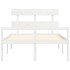 Cama para personas mayores con cabecero madera maciza