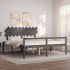 Cama de matrimonio personas mayores cabecero madera maciza