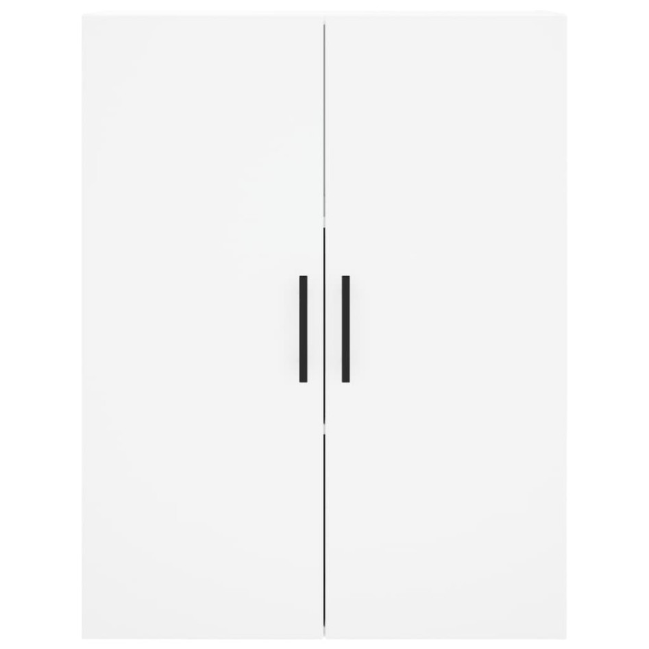 Aparador alto madera contrachapada blanco 69,5x34x180