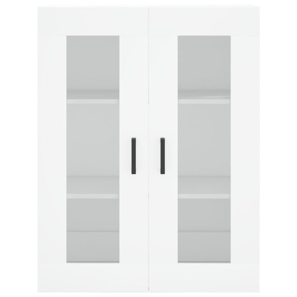 Aparador alto madera contrachapada blanco 69,5x34x180