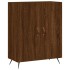 Aparador alto madera contrachapada marrón roble 69,5x34x180
