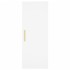 Aparador alto madera contrachapada blanco 34,5x34x180