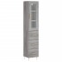 Aparador alto madera contrachapada gris Sonoma 34,5x34x180