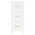 Aparador alto madera contrachapada blanco 34,5x34x180