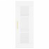 Aparador alto madera contrachapada blanco 34,5x34x180