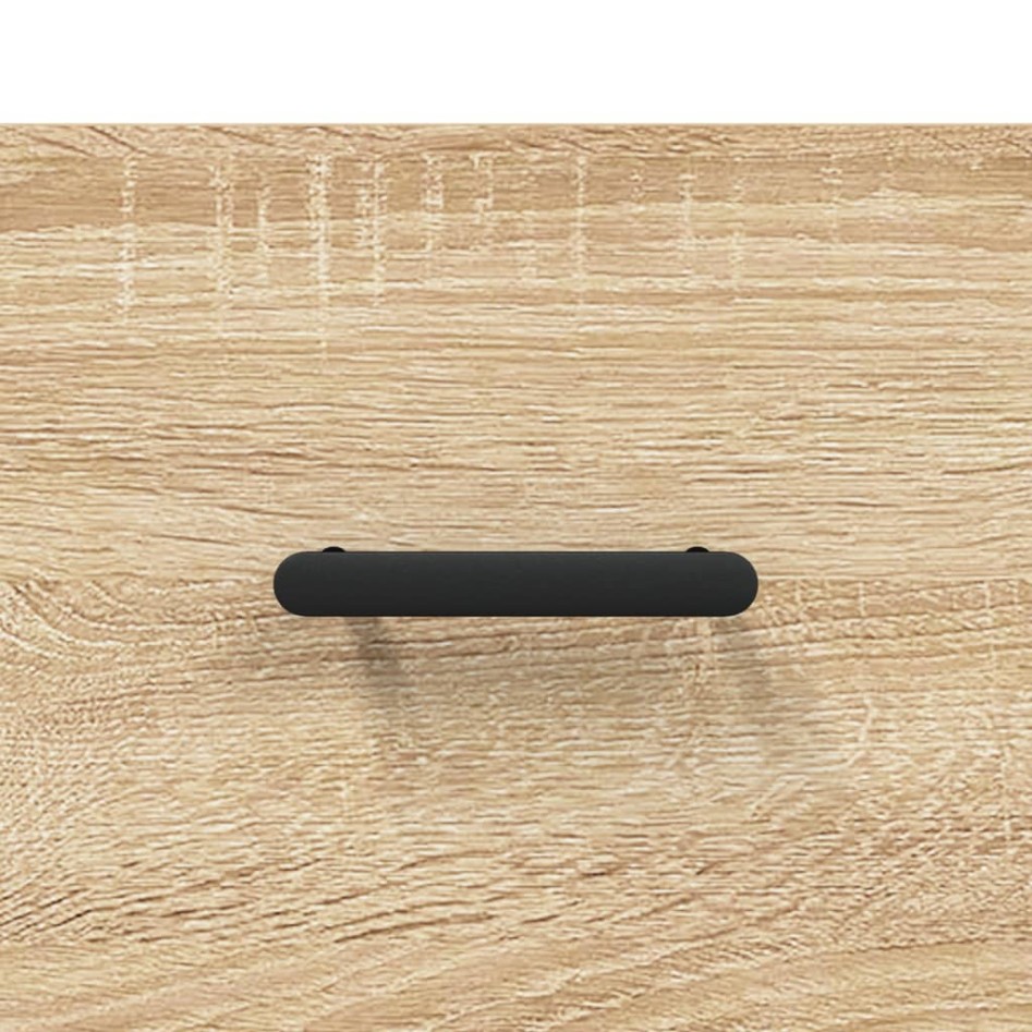 Aparador de madera contrachapada roble Sonoma 34,5x34x180