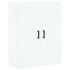 Aparador alto madera contrachapada blanco 69,5x34x180