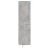 Aparador de madera contrachapada gris hormigón 34,5x34x180