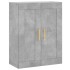 Aparador alto madera contrachapada gris hormigón 69,5x34x180