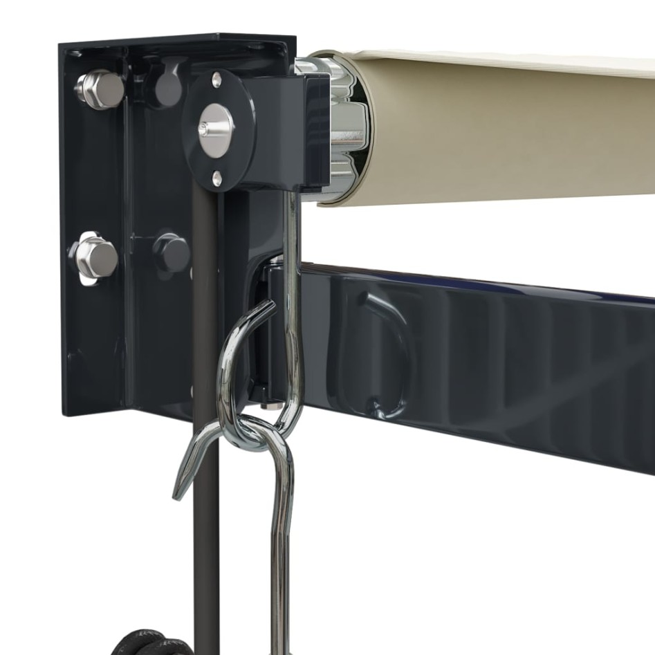 Toldo retráctil automático color crema 3,5x2,5