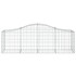 Cestas de gaviones 4 uds forma de arco hierro 200x50x60/80