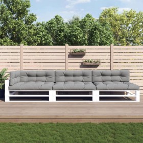 Cojines para palés 7 piezas tela