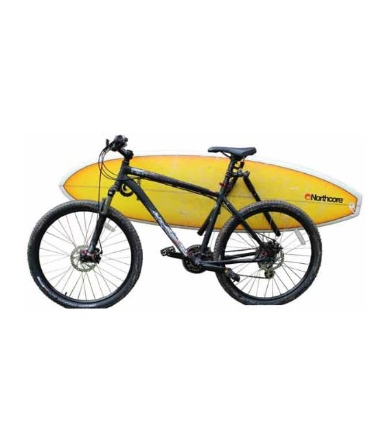 Porta tabla surf bicicleta
