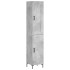 Aparador de madera contrachapada gris hormigón 34,5x34x180