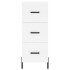 Aparador alto madera contrachapada blanco 34,5x34x180