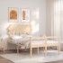 Cama para personas mayores con cabecero madera