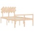 Cama para personas mayores con cabecero madera