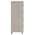 Aparador HAMAR madera maciza de pino blanco 79x40x103,5