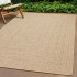 Alfombra con aspecto de yute interior y exterior 200x290