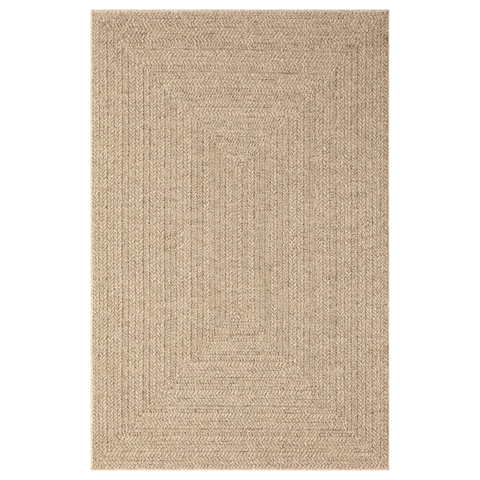 Alfombra con aspecto de yute interior y exterior 200x290