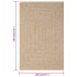 Alfombra con aspecto de yute interior y exterior 200x290
