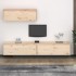 Muebles para TV 3 piezas madera maciza de