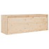 Muebles para TV 3 piezas madera maciza de