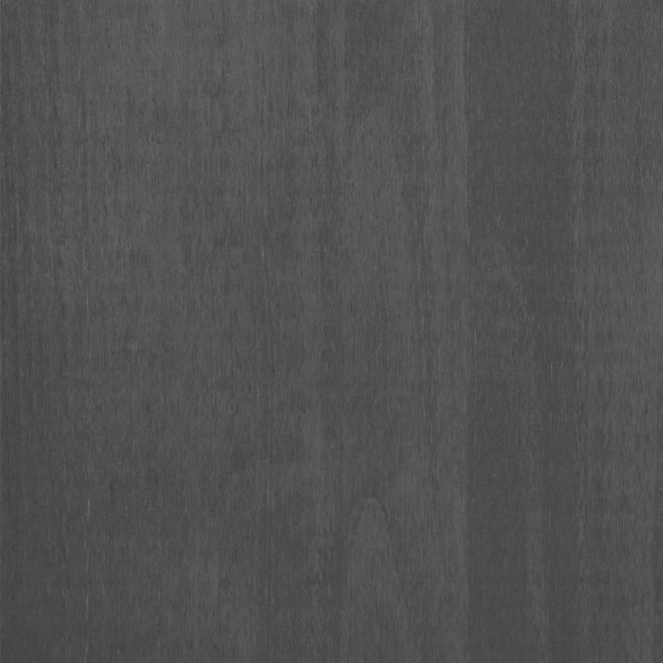Aparador HAMAR madera maciza pino gris oscuro 113x40x80