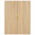 Aparador alto madera contrachapada color roble 69,5x34x180