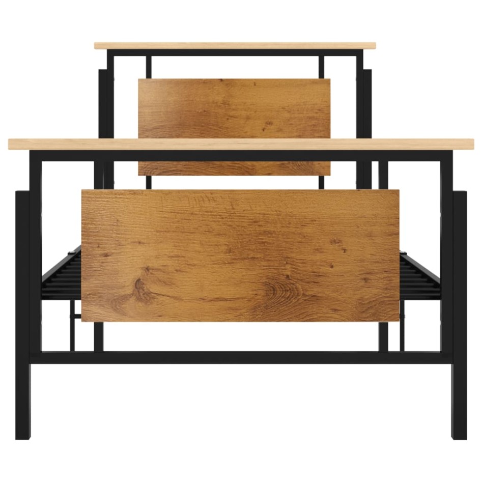 Estructura de cama de metal 90x200