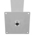 Fuente de piscina de acero inoxidable plateada 64x30x52