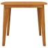 Mesa de jardín madera maciza de acacia 85x85x75