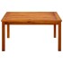Mesa de centro de jardín madera maciza de acacia 85x85x45