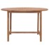 Mesa de comedor de jardín madera maciza de teca Ø110x75