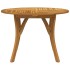 Mesa de jardín madera maciza de acacia Ø110