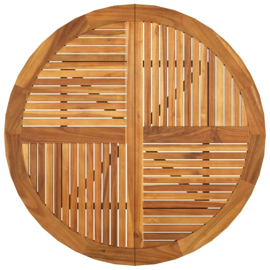 Mesa de jardín madera maciza de acacia Ø110