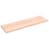 Estante de pared madera maciza roble sin tratar 200x60x(2-4)