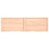 Estante de pared madera maciza roble sin tratar 200x60x(2-4)