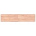 Tablero mesa madera tratada borde natural marrón
