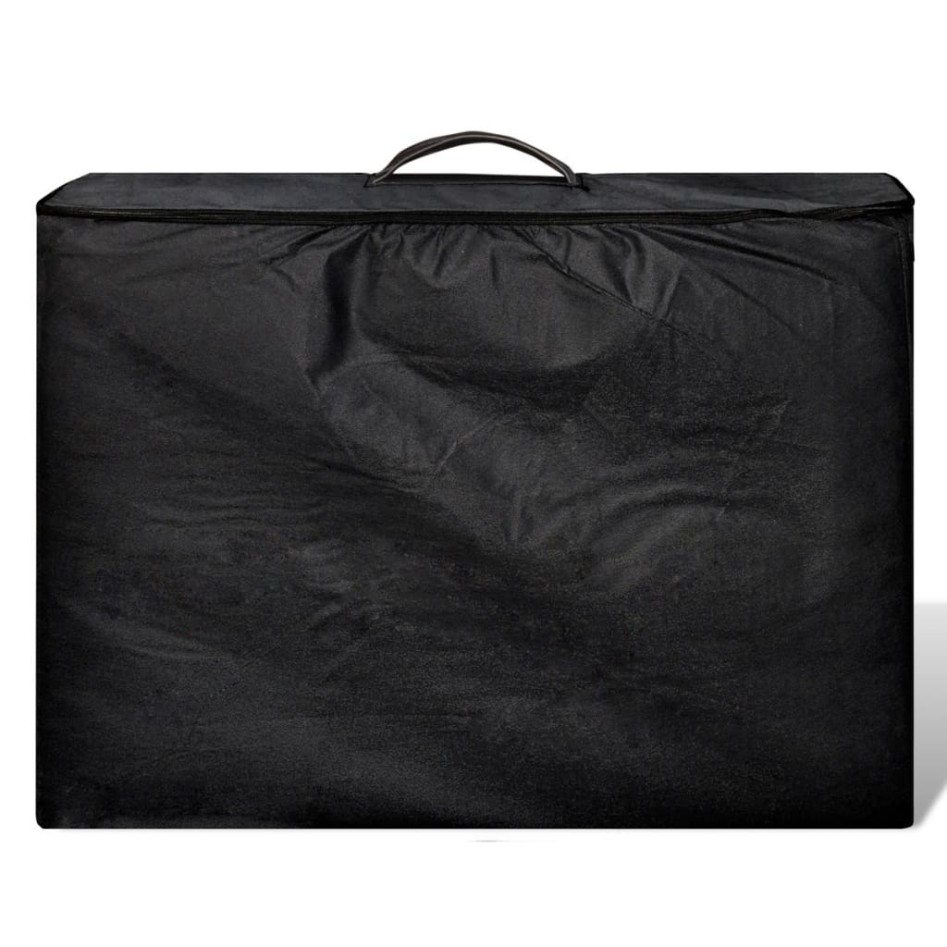 Camilla de masaje plegable 3 zonas estructura de madera