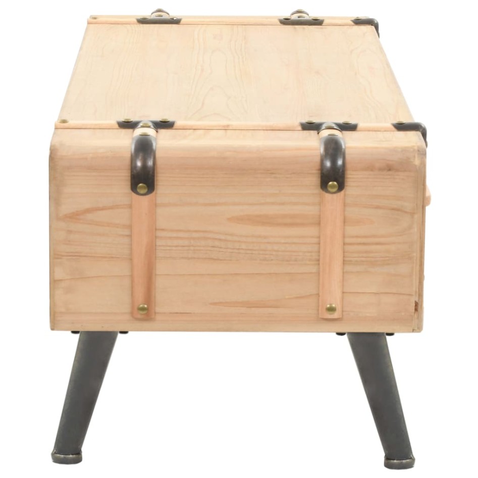 Mueble de TV madera maciza de abeto 110x33x35