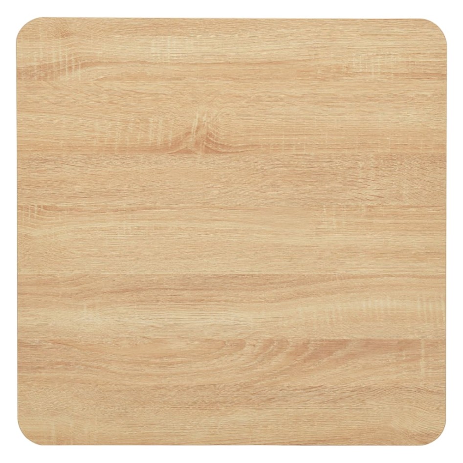 Mesa de bistró color roble 60x60x107