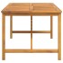 Mesa de comedor madera maciza de acacia 200x90x74